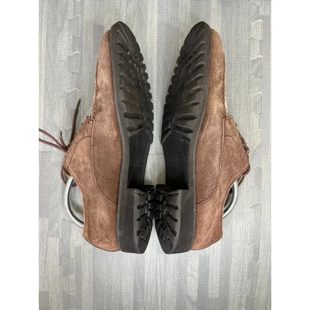 Blue Saks Fifth Avenue Oxford Dress Shoes Men's Size 9M Brown